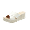 Huarache latte charol con plataforma para mujer 0039-81201