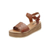 Huarache tan con plataforma para mujer 0032-2743