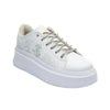 Tenis Plataforma Blanca con Detalles Brillantes - Modelo 3014