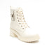 Botas Casuales Blancas Combat Boots Para Mujer 5907 O-i