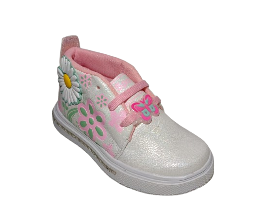 Tenis para Niña Modelo 014-UNI con Diseño de Unicornio y Detalles Brillantes