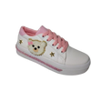 Tenis para Niña Modelo 0990 con Diseño de Osito y Detalles Dorados