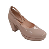 Elegante Zapato de Tacón para Dama Modelo 6409 en Color Nude