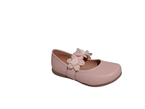 Elegancia Floral: Zapatos de Niña Modelo 0987