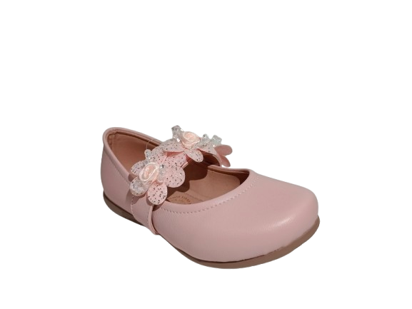 Elegancia Floral: Zapatos de Niña Modelo 0987