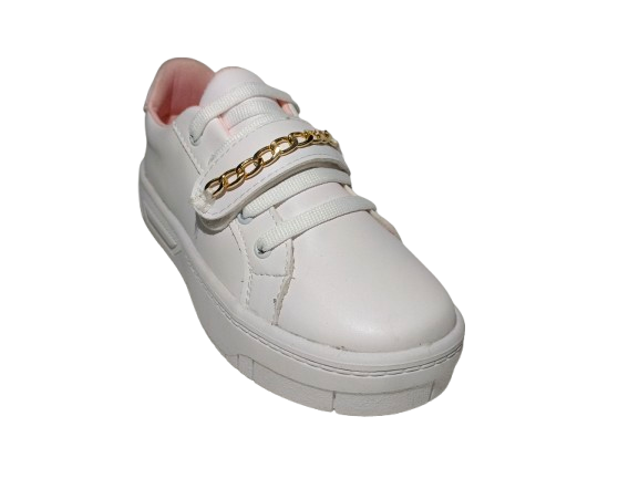 Tenis Casuales para Niña con Cadena Decorativa - Modelo 0972