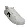 Tenis Casual para Dama Color Blanco con Detalle Negro - Modelo A7000